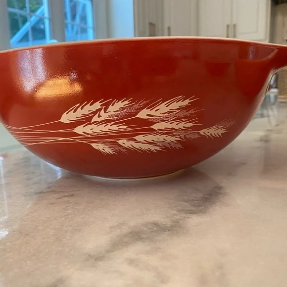 Vintage PYREX Autumn Harvest Wheat Bowl Set
